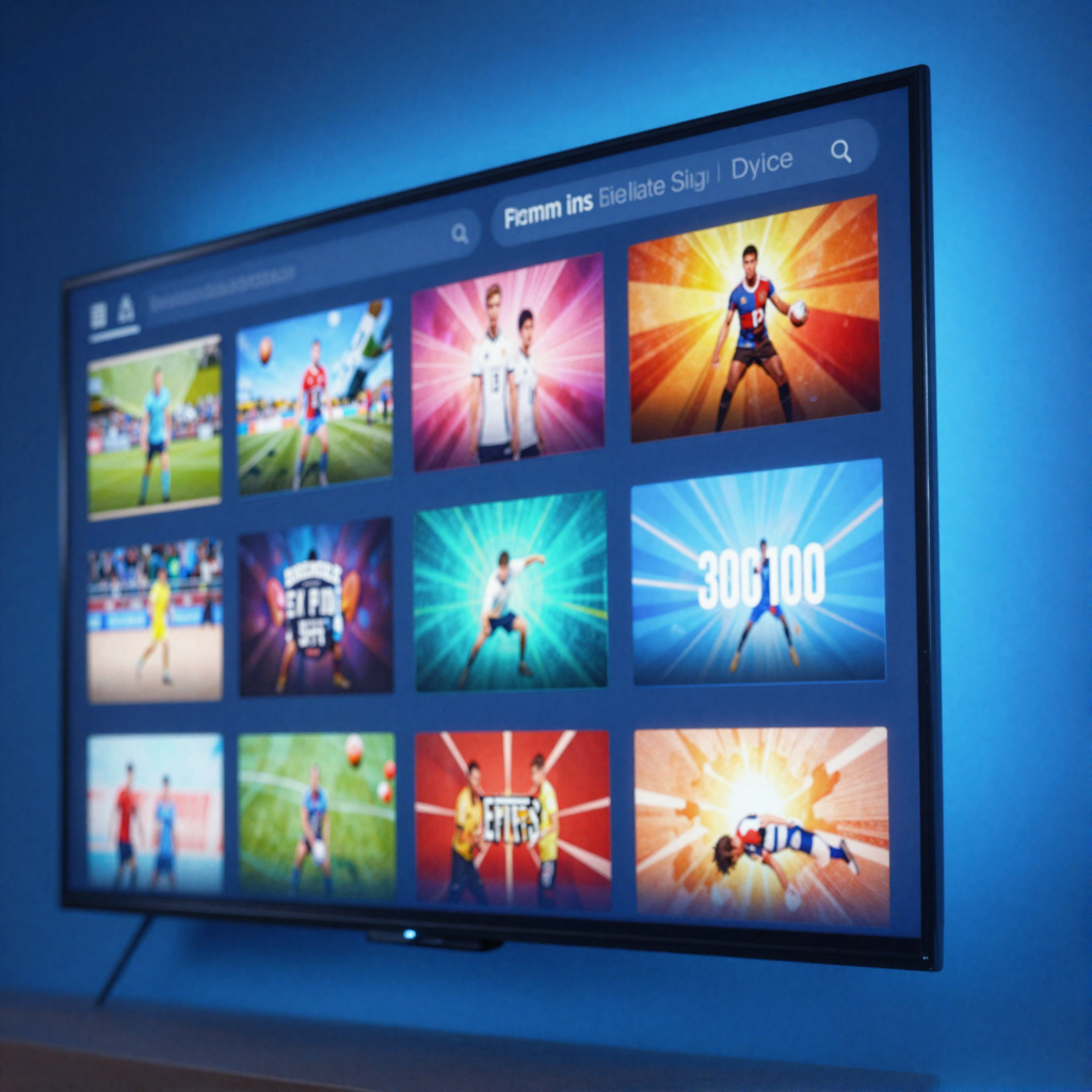 Abonnement IPTV - Interface streaming télévision